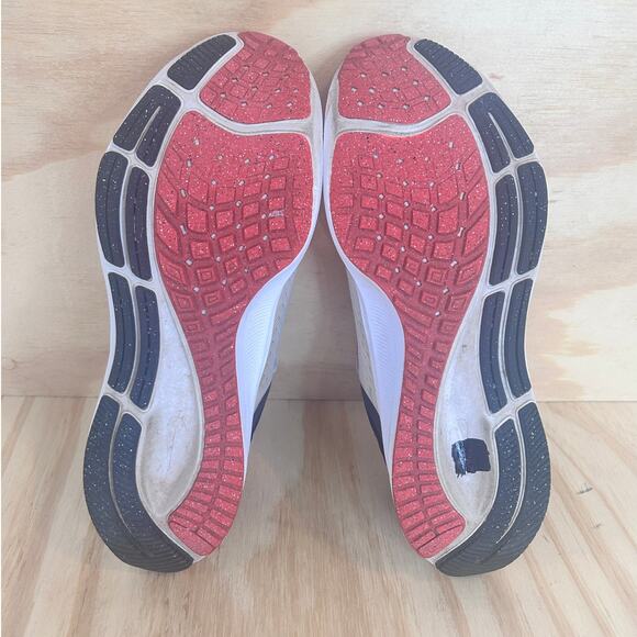 Nike - Air Zoom Pegasus 38 - Running Shoes -White/Blue -Women's - 6 - CW7358-101 - Picture 8 of 9